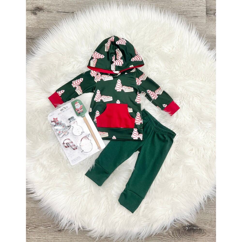 Holiday Cake Tree Set Boys Boutique‎ Christmas Set 14/16